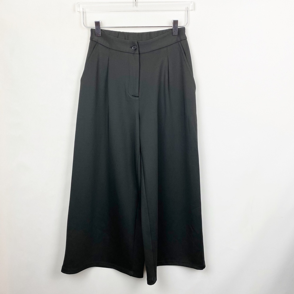 June Ambrose Wide Leg Black Knit Panr XS